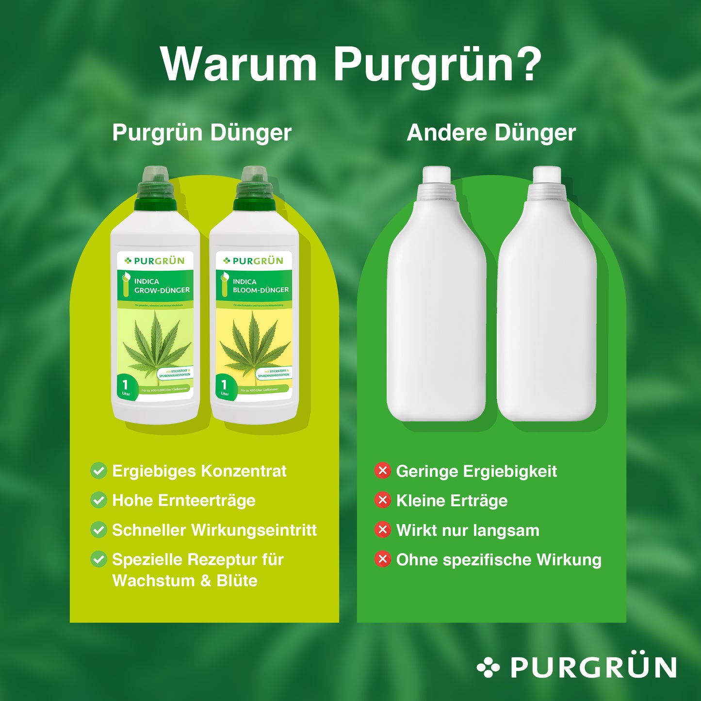 Indica-Dünger-Set 2 x 1 Liter