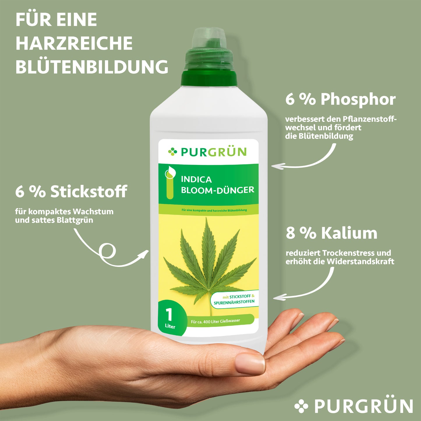 Indica-Bloom-Dünger 1 Liter