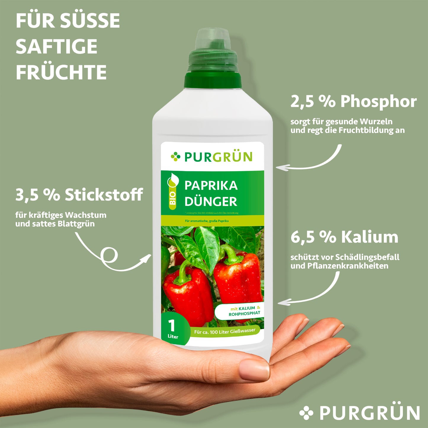 Bio-Paprika-Dünger 1 Liter