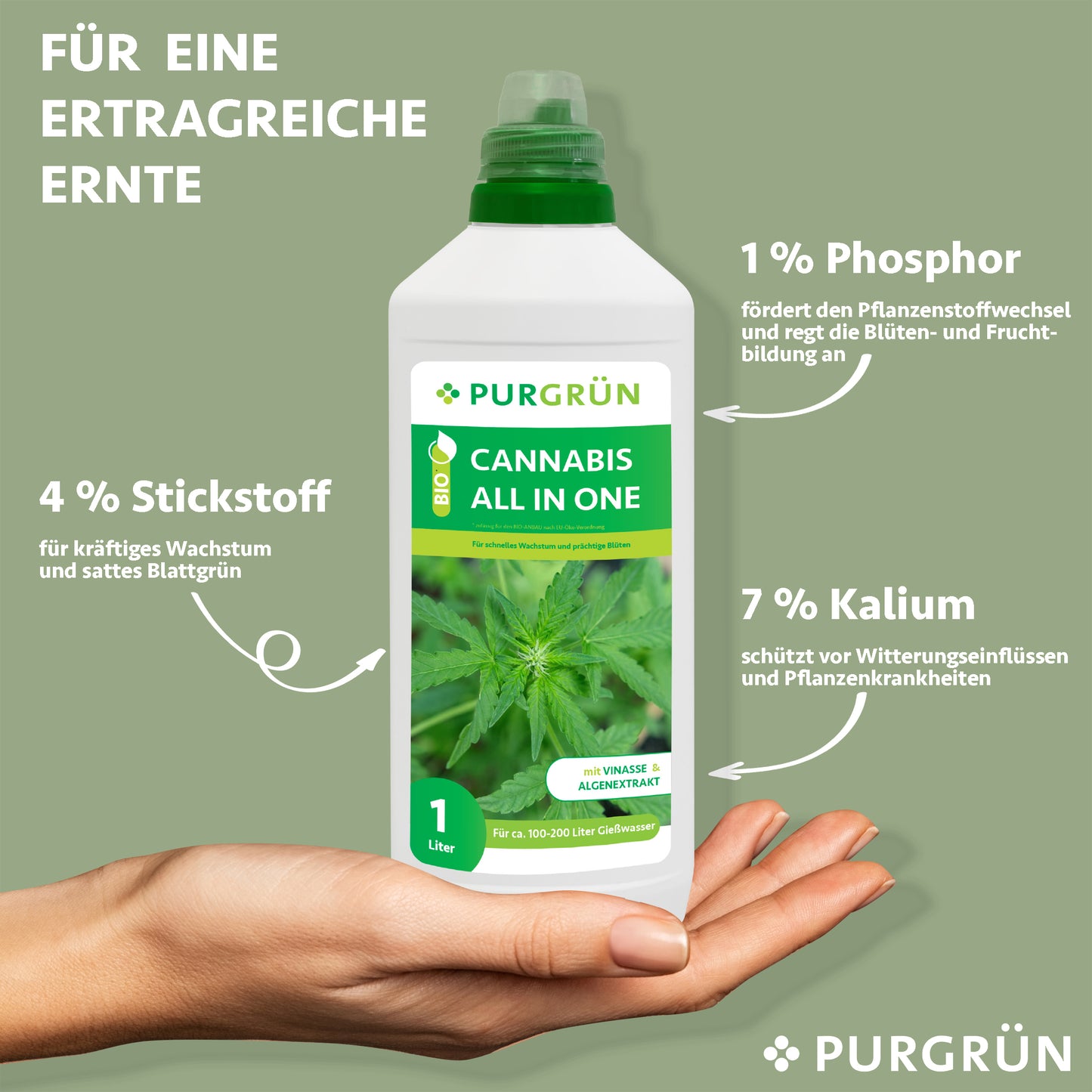 Bio-Cannabis-All-In-One-Dünger 1 Liter