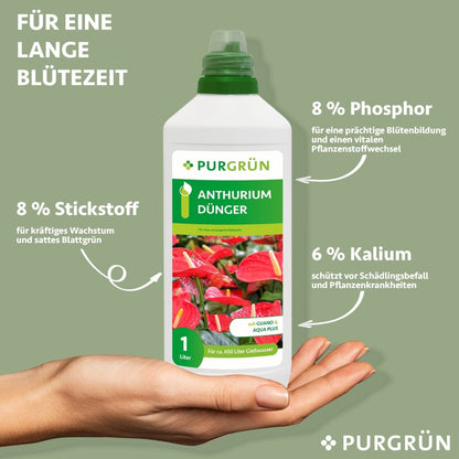 Anthurium-Dünger 1 Liter - Purgrün