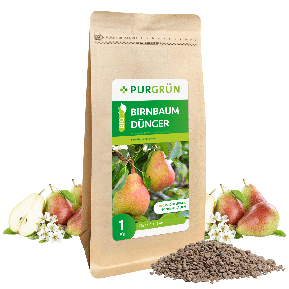 Bio-Birnbaum-Dünger 1 kg - Purgrün