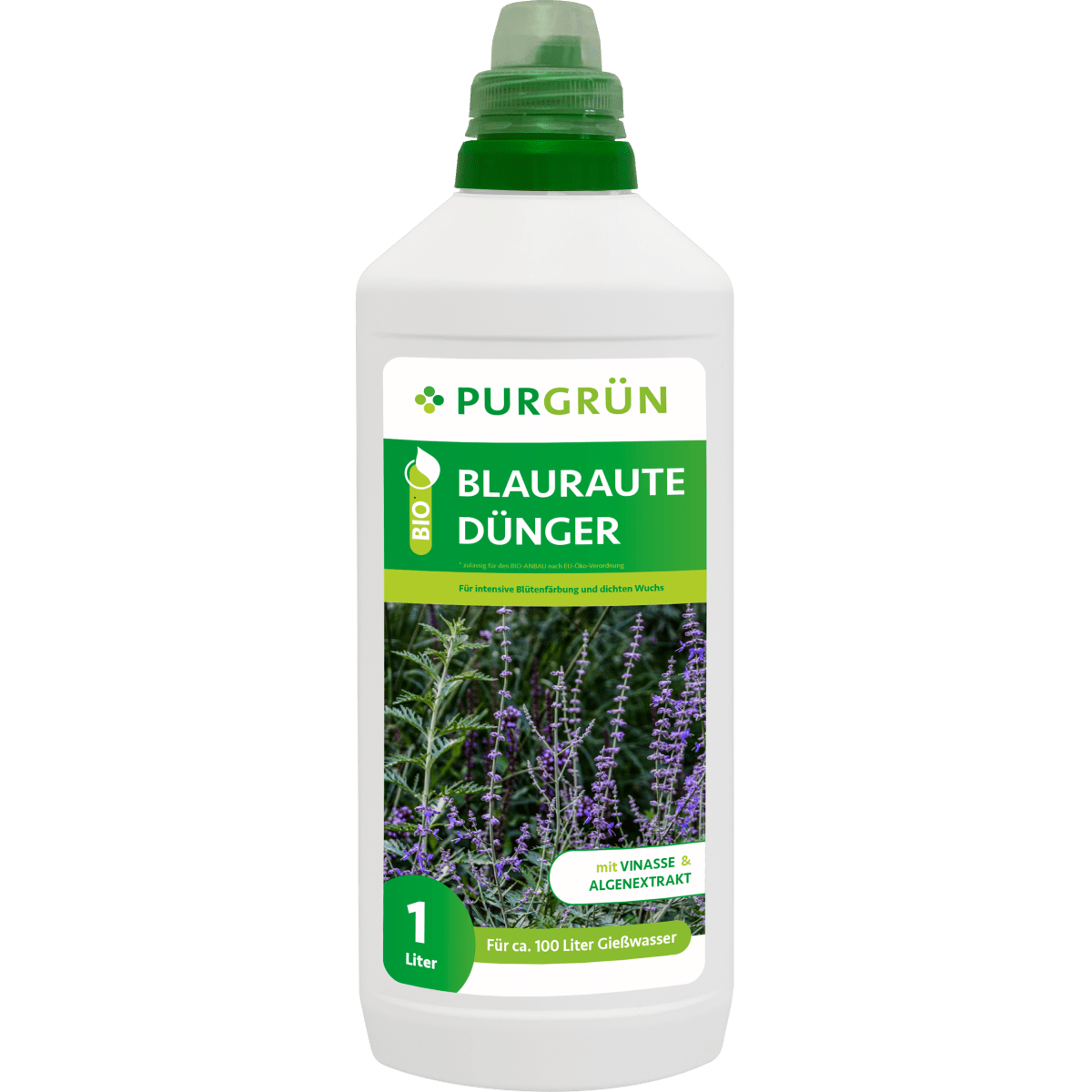 Bio-Blauraute-Dünger 1 Liter - Purgrün