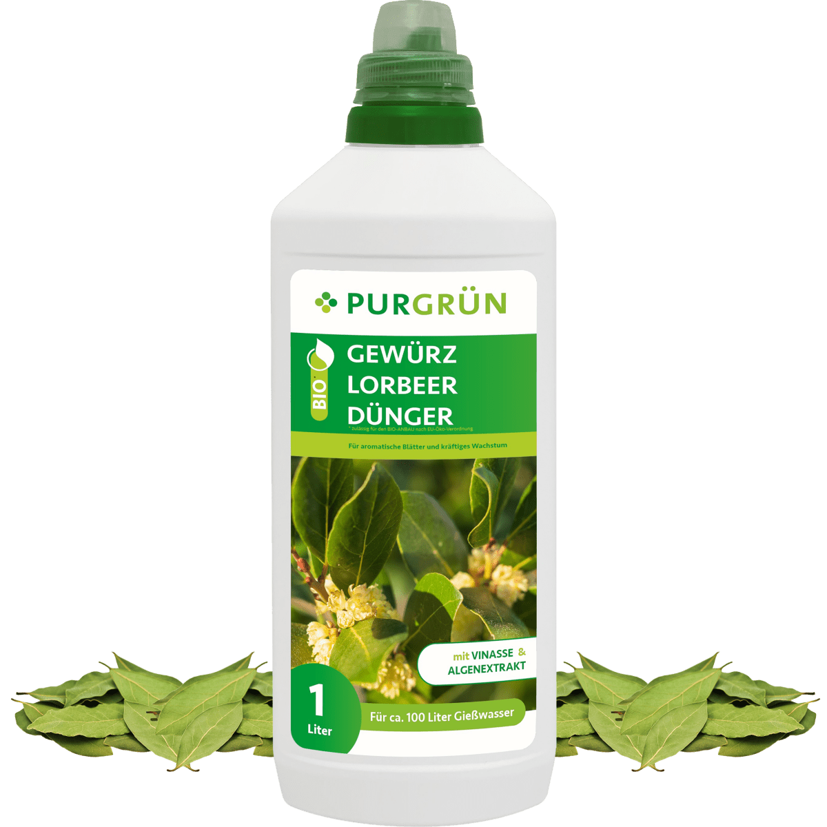 Bio-Gewürzlorbeer-Dünger 1 Liter - Purgrün