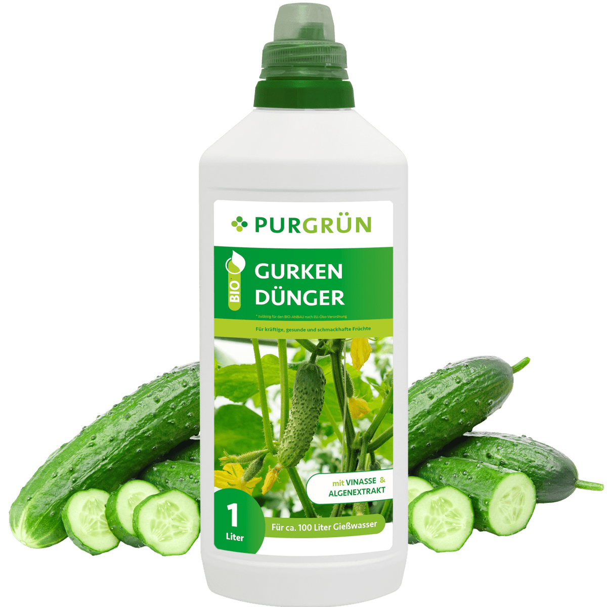 Bio-Gurkendünger 1 Liter - Purgrün