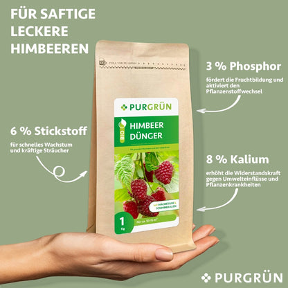 Bio-Himbeerdünger 1 kg - Purgrün