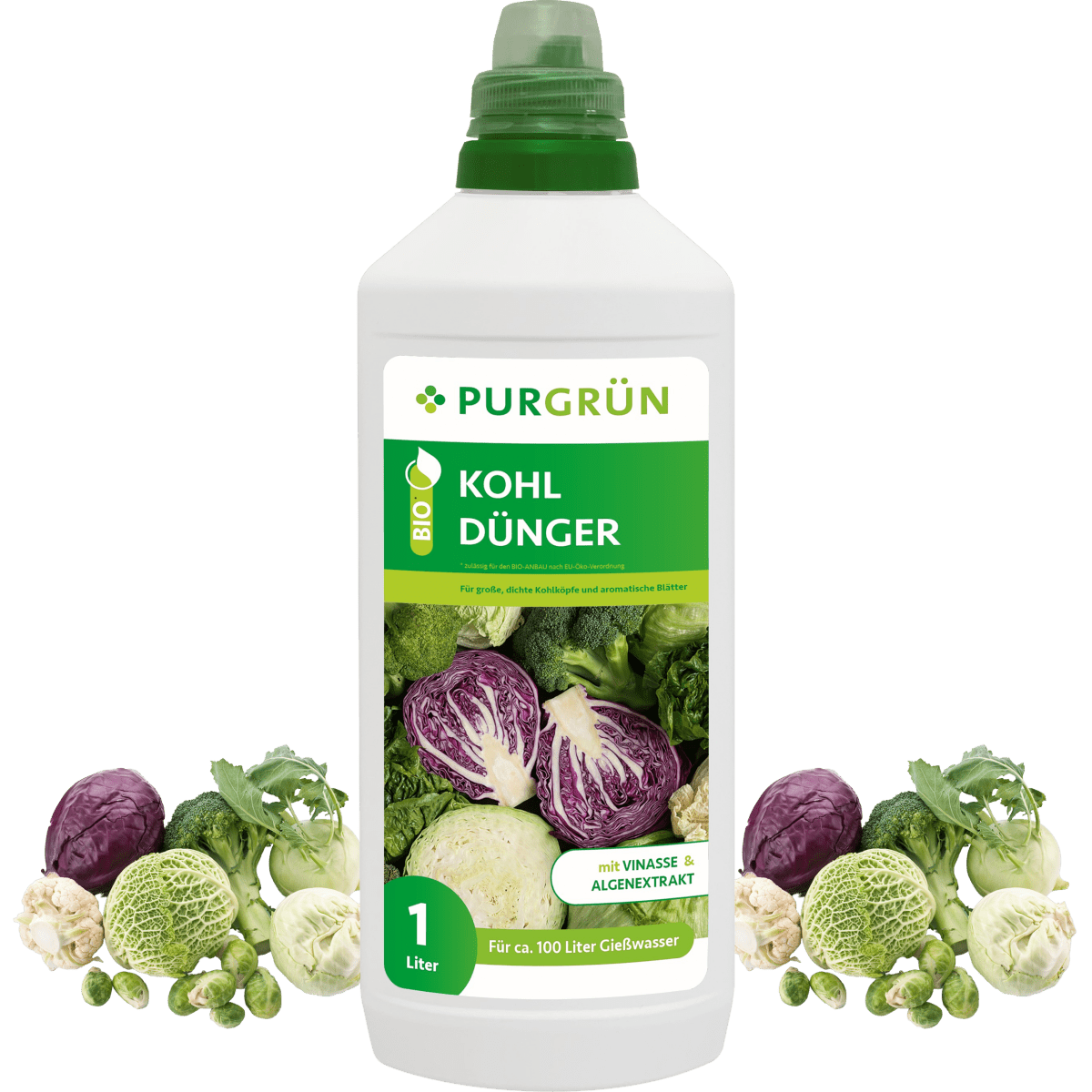 Bio-Kohl-Dünger 1 Liter - Purgrün