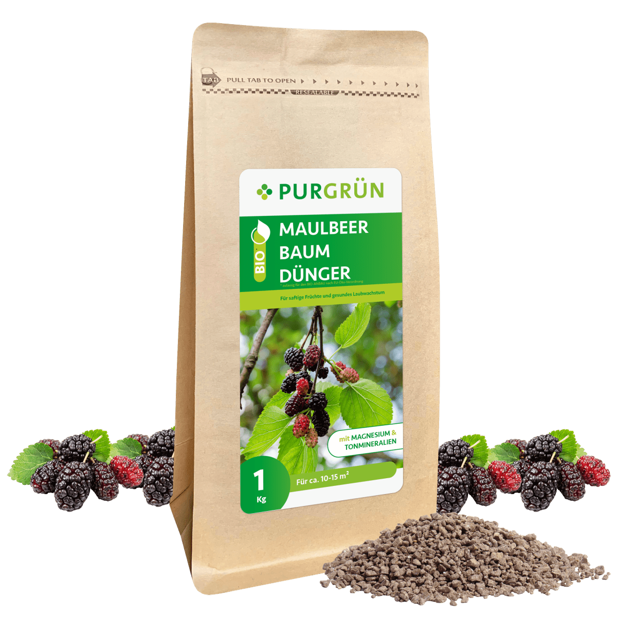 Bio-Maulbeerbaum-Dünger 1 kg - Purgrün