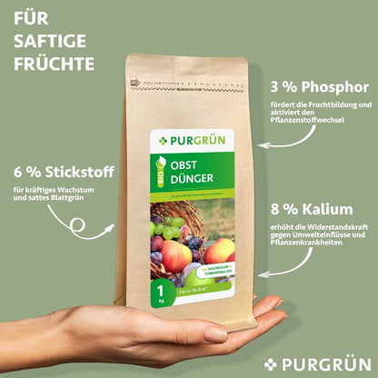 Bio-Obstdünger 1 kg - Purgrün