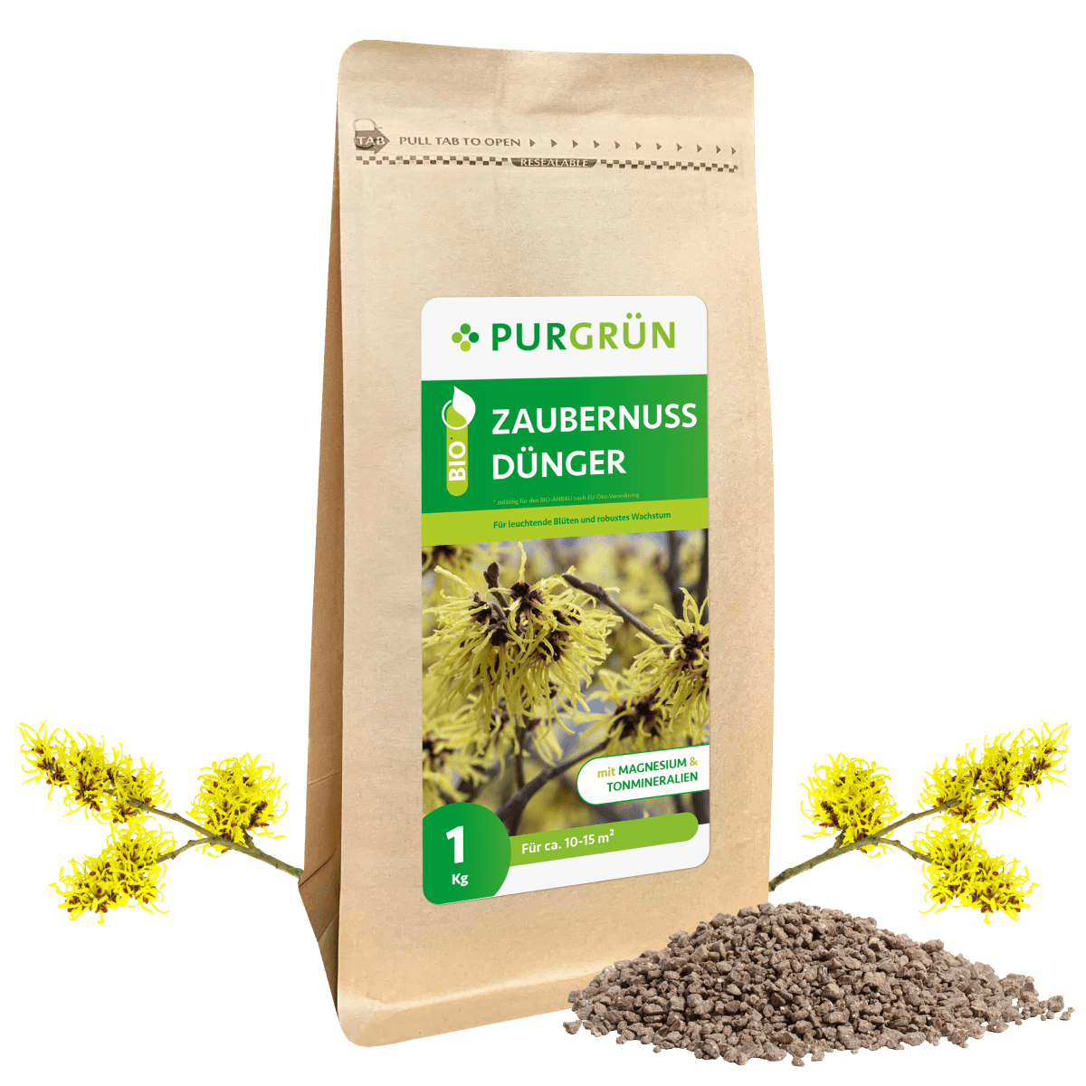 Bio-Zaubernuss-Dünger 1 kg - Purgrün