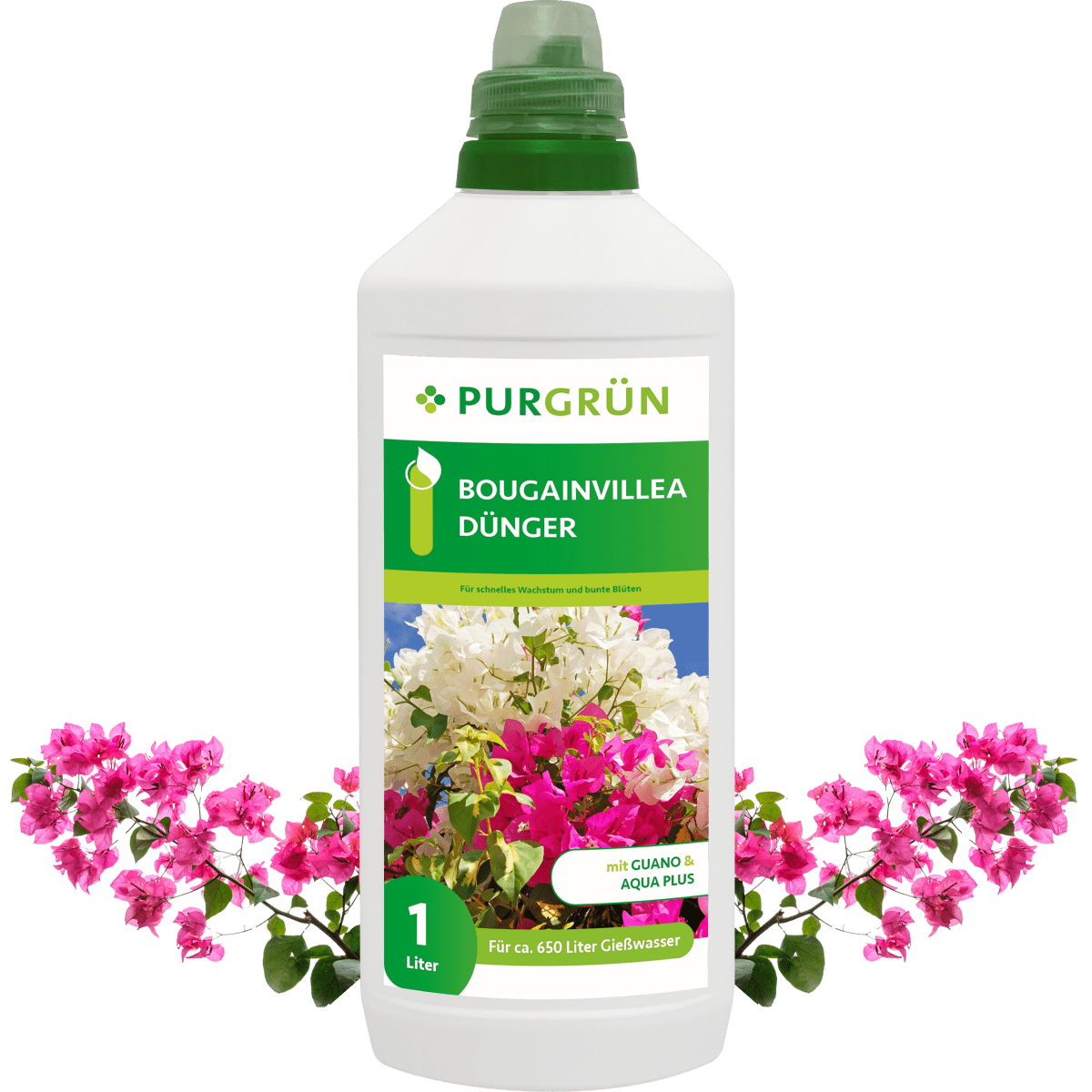 Bougainvillea-Dünger 1 Liter - Purgrün