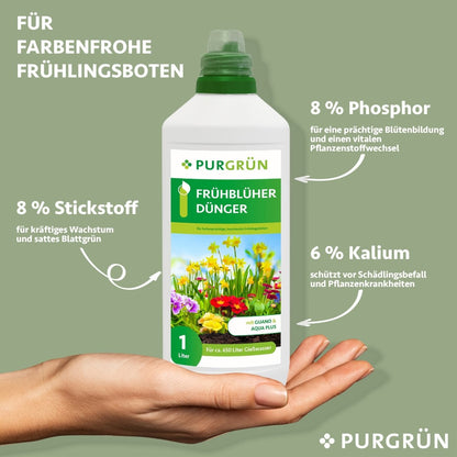 Frühblüher-Dünger 1 Liter - Purgrün