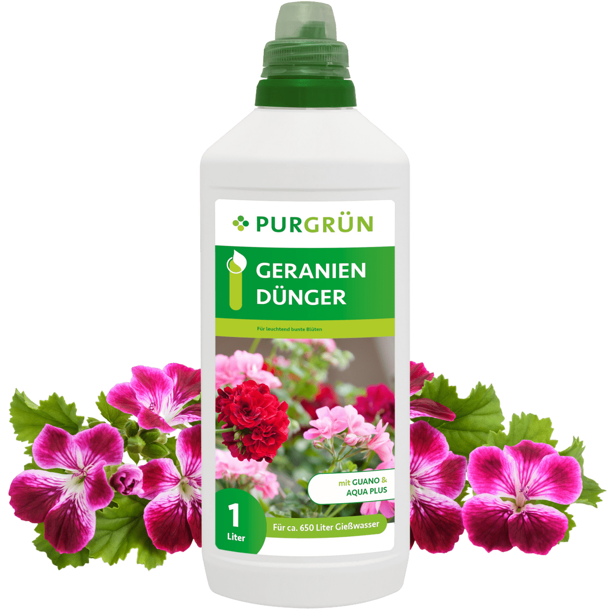 Geraniendünger 1 Liter - Purgrün