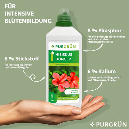 Hibiskus-Dünger 1 Liter - Purgrün