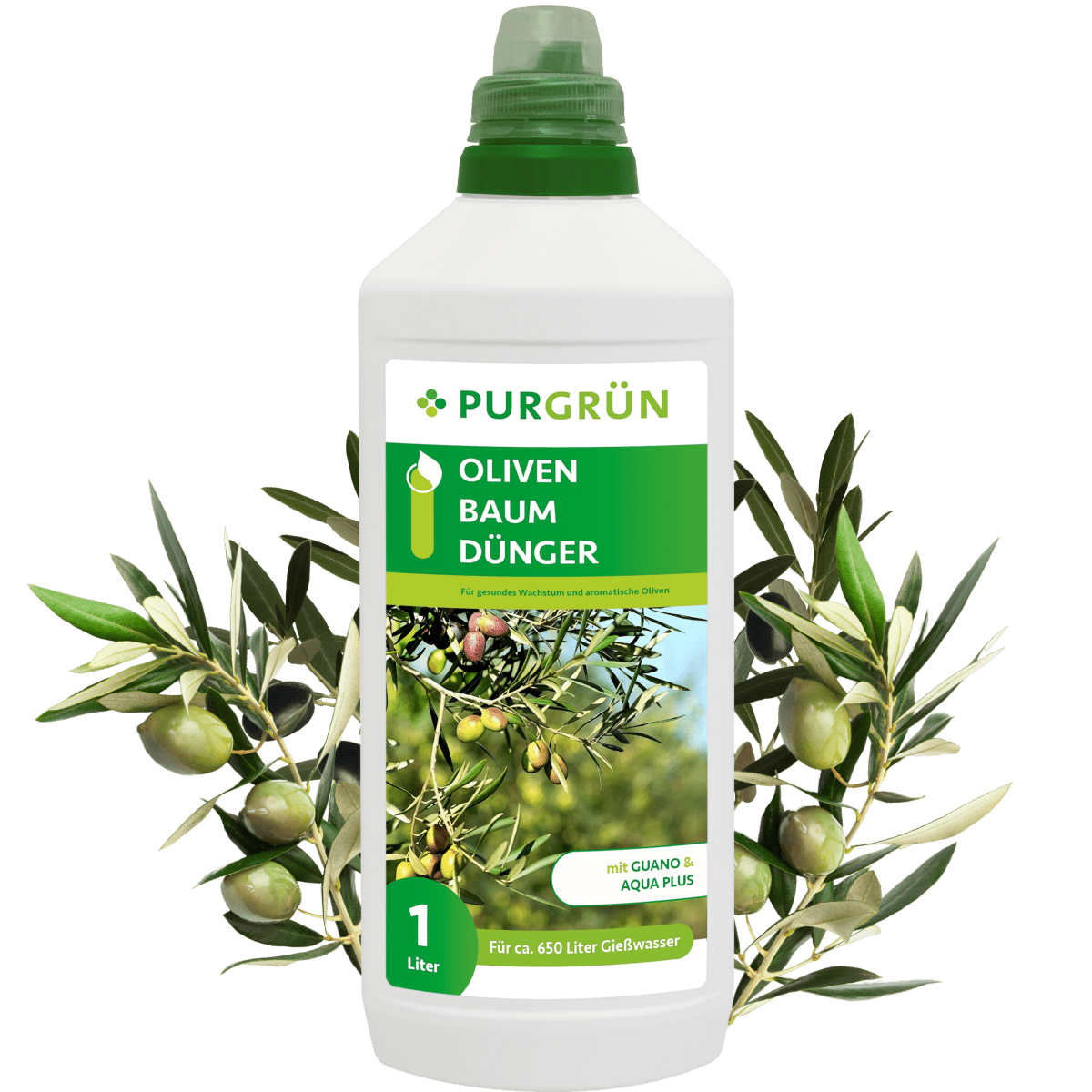 Olivenbaum-Dünger 1 Liter - Purgrün