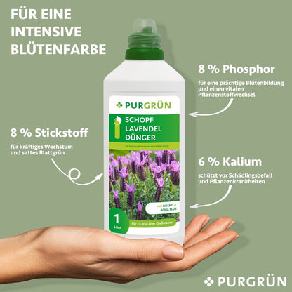 Schopflavendel-Dünger 1 Liter - Purgrün