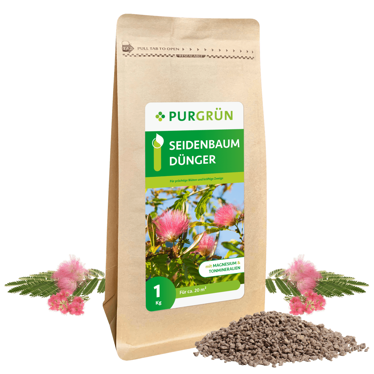 Seidenbaum-Dünger 1 kg - Purgrün