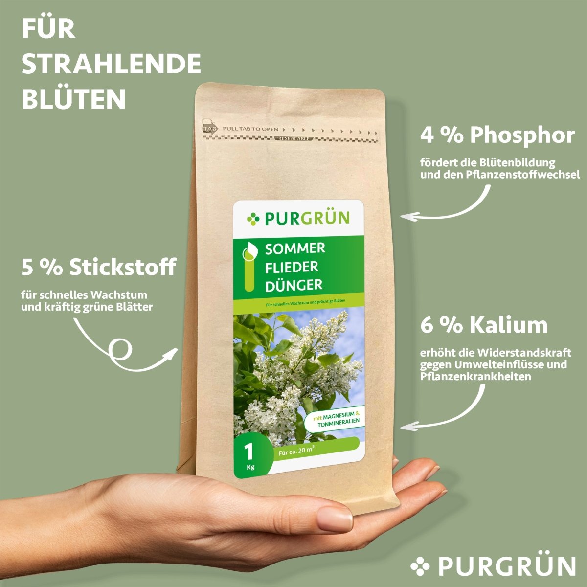 Sommerflieder-Dünger 1 kg - Purgrün