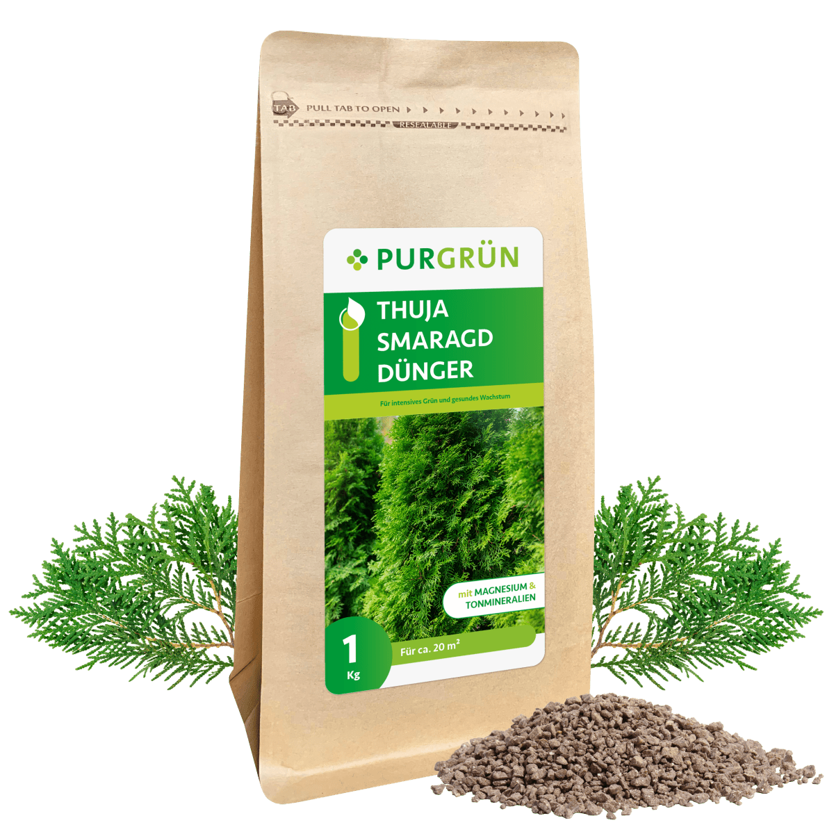 Thuja-Smaragd-Dünger 1 kg - Purgrün