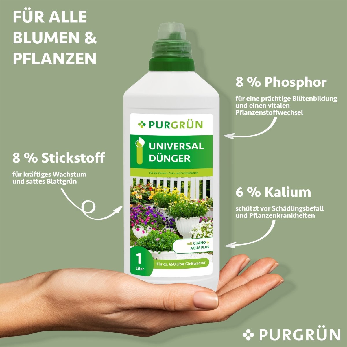 Universaldünger 1 Liter - Purgrün