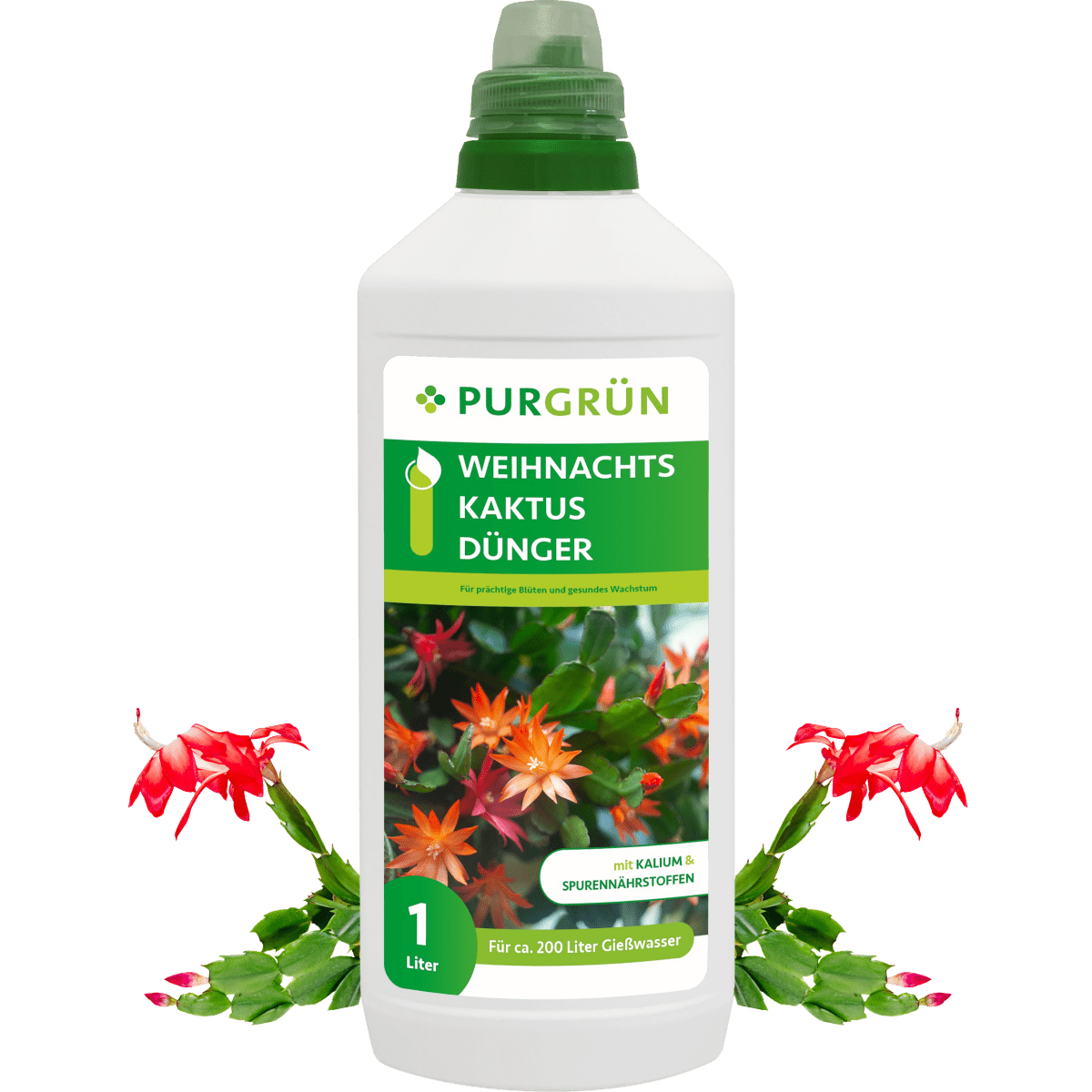 Weihnachtskaktus-Dünger 1 Liter - Purgrün